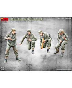 MiniArt GERMAN 7.5CM ANTI-TANK GUN PAK 40. MID PROD W/ARTILLERY CREW. 1/35