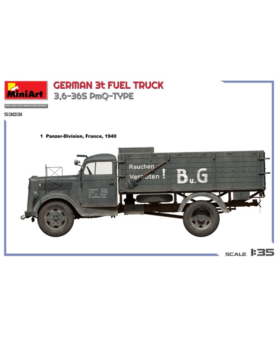 MiniArt GERMAN 3t FUEL TRUCK 3,6-36S PmQ-TYPE 1/35