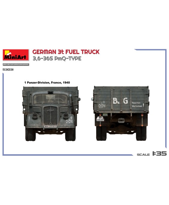 MiniArt GERMAN 3t FUEL TRUCK 3,6-36S PmQ-TYPE 1/35