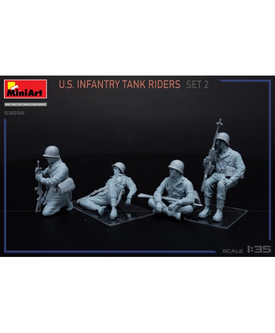 MiniArt U.S. INFANTRY TANK RIDERS. SET 2 1/35