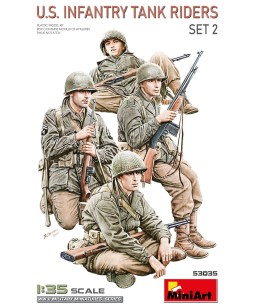 MiniArt U.S. INFANTRY TANK RIDERS. SET 2 1/35