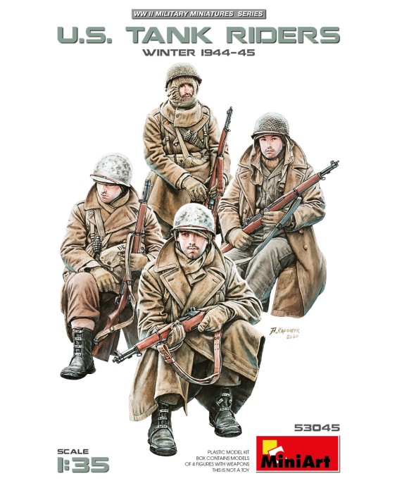 MiniArt  U.S. TANK RIDERS. WINTER 1944-45 1/35