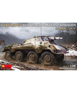 MiniArt Sd.Kfz.234/3 SCHWERER PANZERSPÄHWAGEN. STUMMEL LATE 1/35