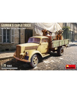 MiniArt GERMAN 3T CARGO TRUCK WITH MG 151/20 DRILLING 1/35