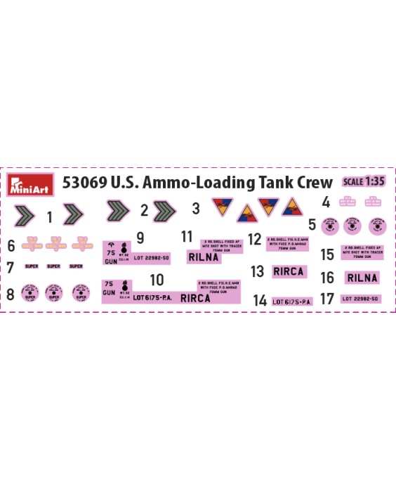MiniArt U.S. AMMO-LOADING TANK CREW. 2ND EDITION 1/35