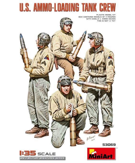 MiniArt U.S. AMMO-LOADING TANK CREW. 2ND EDITION 1/35