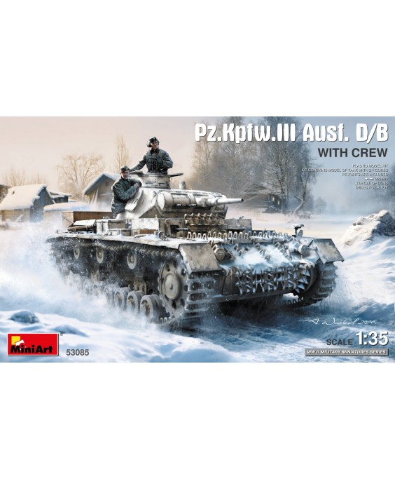 MiniArt Pz.Kpfw.III Ausf. D/B WITH CREW 1/35