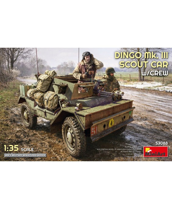 MiniArt DINGO Mk. III SCOUT CAR w/CREW 1/35