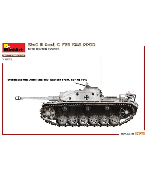 MiniArt StuG III Ausf. G FEB 1943 PROD. WITH WINTER TRACKS 1/72