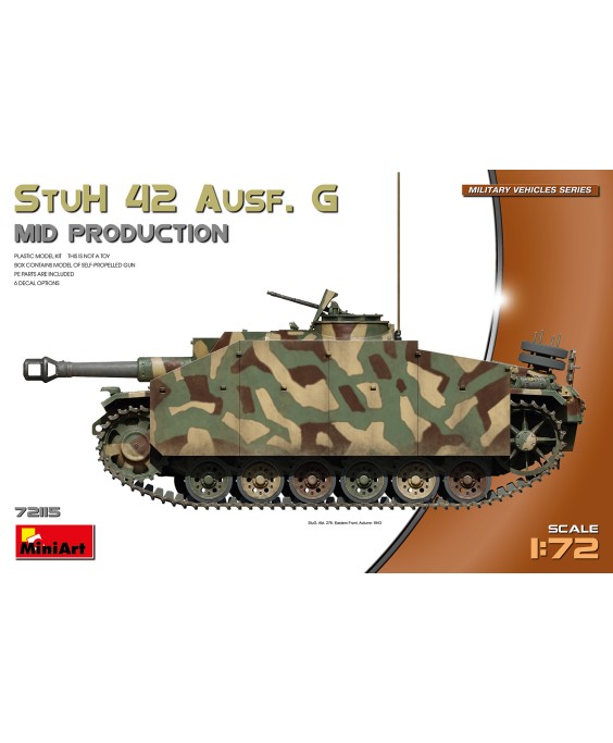 MiniArt StuH 42 Ausf. G MID PRODUCTION 1/72