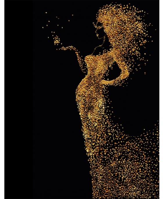 Siuvinėjimo biseriu rinkinys Lady in gold