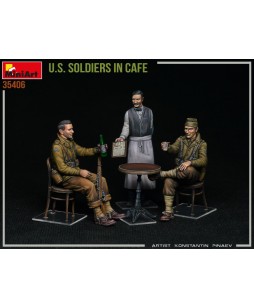 MiniArt U.S. SOLDIERS IN CAFE 1/35