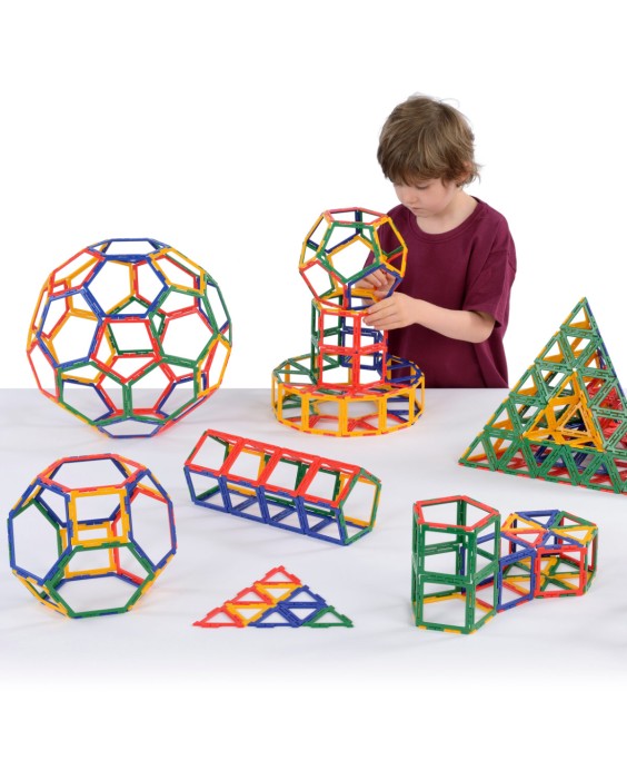 Originalus Polydron Frameworks rinkinys, 310 det.