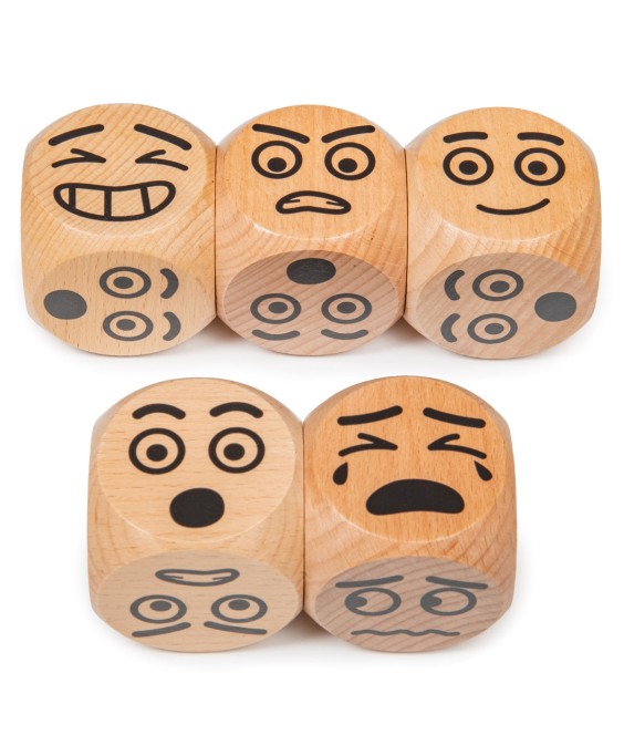 Kauliukų žaidimas - Emocijos