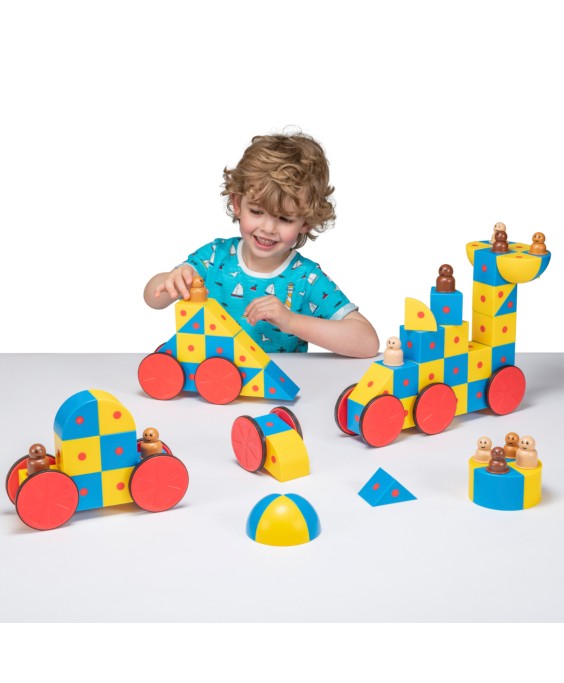 3D magnetinių kaladėlių rinkinys