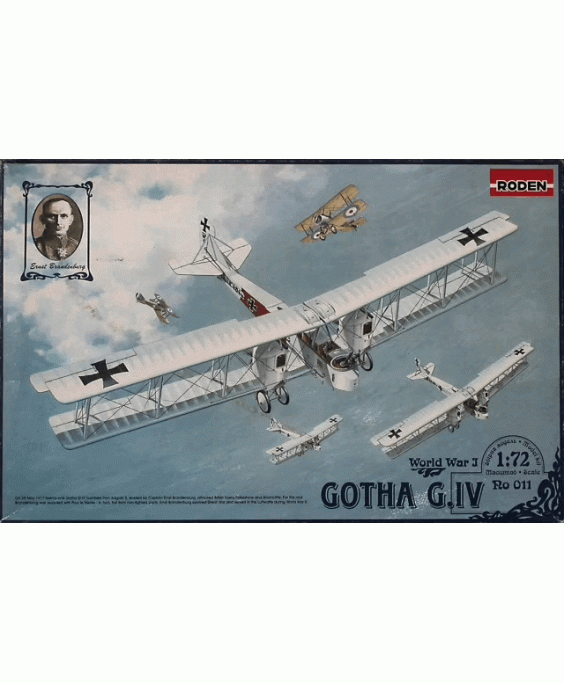 Roden modelis Gotha G.IV 1/72