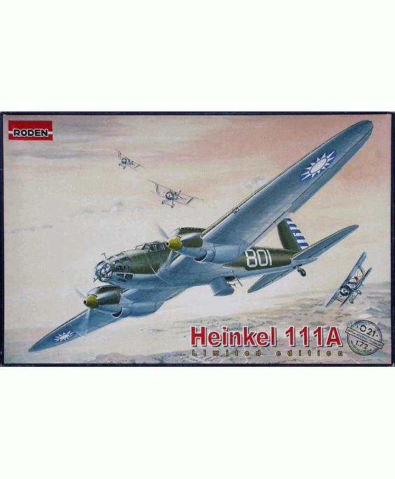 Roden modelis Heinkel 111A 1/72 Roden modelis Heinkel 111A 1/72