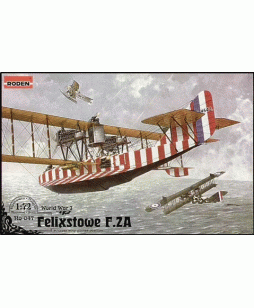 Roden modelis Felixstowe F.2A (With upper wing gunner position) 1/72