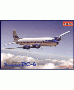 Roden modelis DC-6 Delta Airlines 1/144