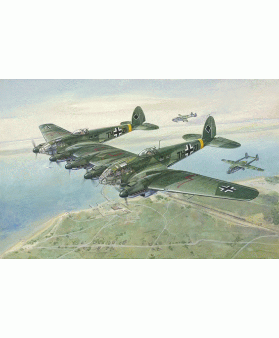 Roden modelis Heinkel He 111Z-1 Zwilling 1/144