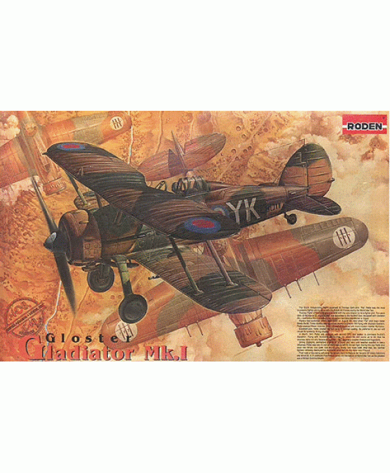 Roden modelis Gloster Gladiator Mk.l 1/48
