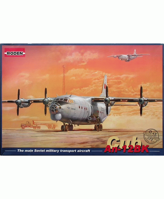 Roden modelis An-12BK 1/72