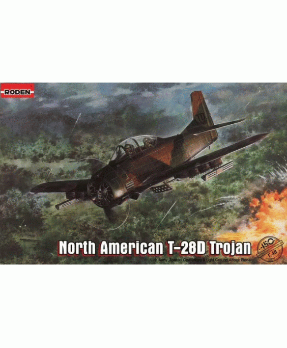 Roden modelis North American T-28D Trojan 1/48