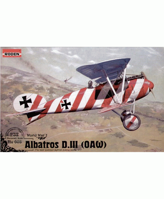 Roden modelis Albatros D.III (OAW) 1/32
