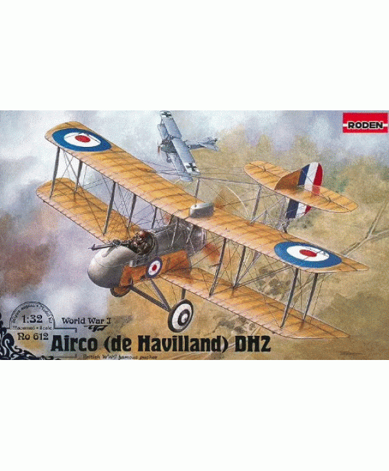 Roden modelis Airco (de Havilland) DH2 1/32