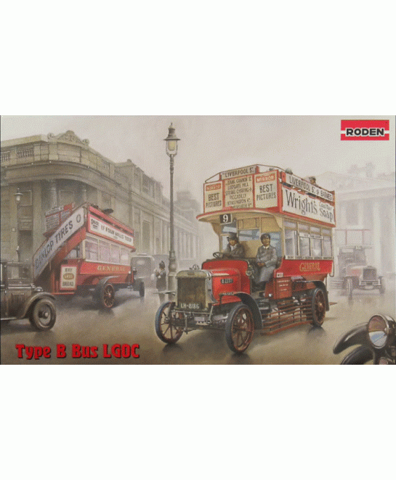 Roden modelis LGOC B-Type Bus 1/72