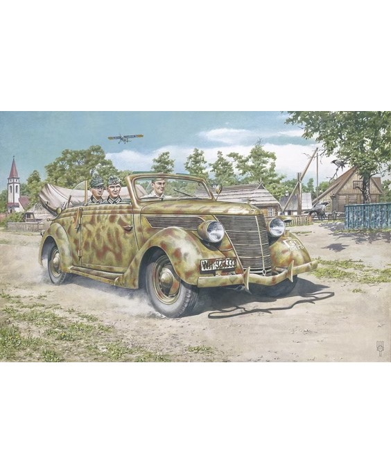 Roden modelis Ford V8-G81 Cabriolet 1/35
