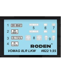 Roden modelis VOMAG 8LR LKW WWII German Heavy Truck  1/35