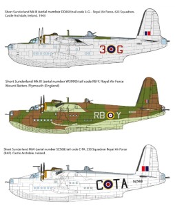 Roden modelis Short Sunderland Mk. III/V 1/144