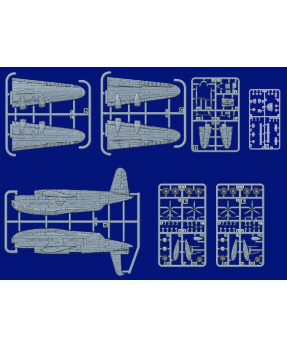 Roden modelis Short Sunderland Mk. III/V 1/144