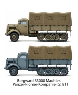 Roden modelis Borgward B3000 Maultier 1/72