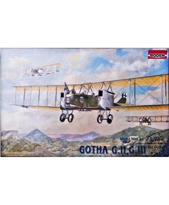 Roden modelis Gotha G.II, GIII 1/72