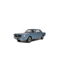 OTTO - Ford Mustang V8 Hardtop Silver Blue Pony 1965 1/12