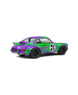 SOLIDO - PORSCHE 911 RSR PURPLE HIPPY TRIBUTE PURPLE 1973, 1/18