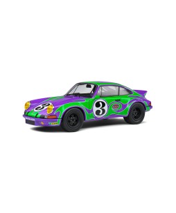 SOLIDO - PORSCHE 911 RSR PURPLE HIPPY TRIBUTE PURPLE 1973, 1/18