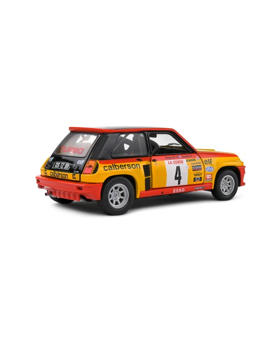 SOLIDO - Renault 5 turbo – 4 Ragnotti/Andrie Tour de Corse – 1980, 1/18