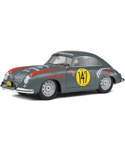 SOLIDO - PORSCHE 356 PRE-A GREY RACING TRIBUTE #147 1954, 1/18