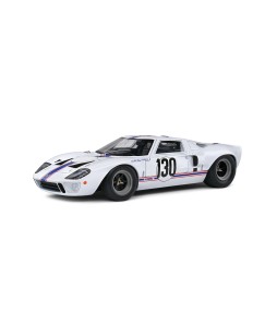 SOLIDO - FORD GT40 MK.1 WHITE #130 GREDER/GIORGI TARGA FLORIO 1967, 1/18