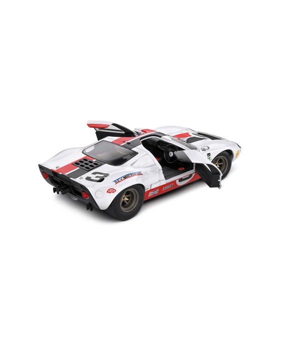 SOLIDO - FORD GT40 MK.1 ERIC DEAN DESIGN WHITE 2015, 1/18