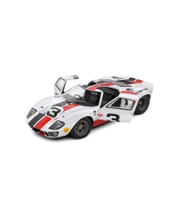 SOLIDO - FORD GT40 MK.1 ERIC DEAN DESIGN WHITE 2015, 1/18