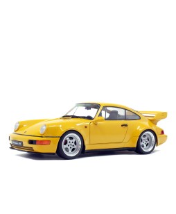SOLIDO -  PORSCHE 911 (964) CARRERA 3.8 RS SPEED YELLOW 1990, 1/18