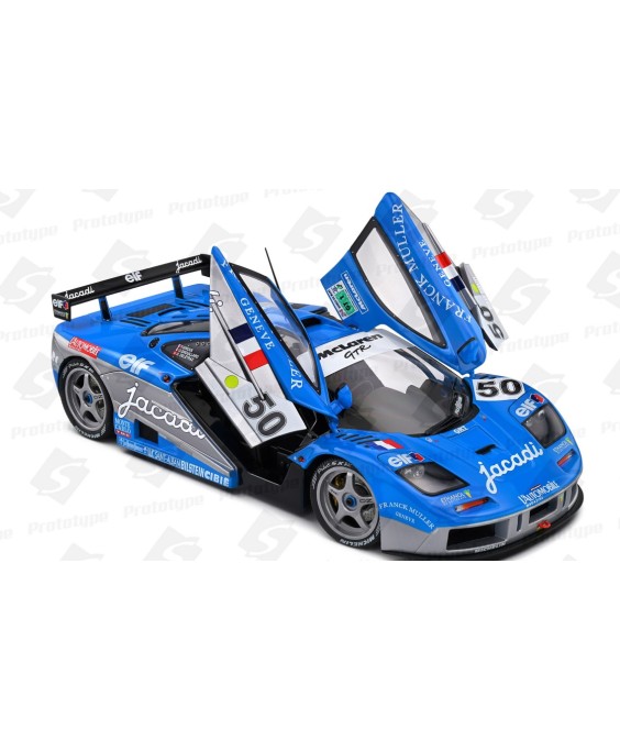 SOLIDO - MCLAREN F1 GTR SHORT TAIL BLUE #50 24H LE MANS 1995 1/18