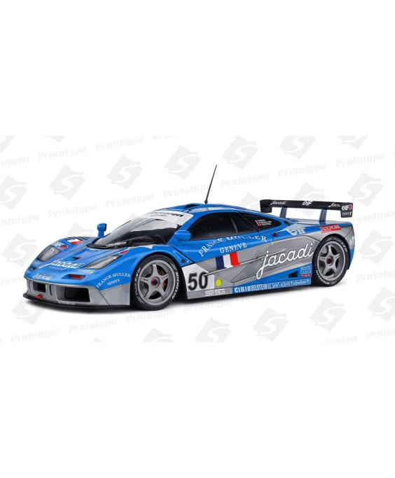 SOLIDO - MCLAREN F1 GTR SHORT TAIL BLUE #50 24H LE MANS 1995 1/18