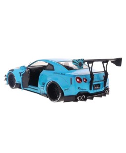 SOLIDO - NISSAN GT-R (R35) LIBERTY WALK BODY KIT 2.0 BABY BLUE 2024, 1/18