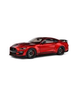 SOLIDO - Shelby Mustang Shelby GT500KR Red / Black Stripes  2023, 1/18
