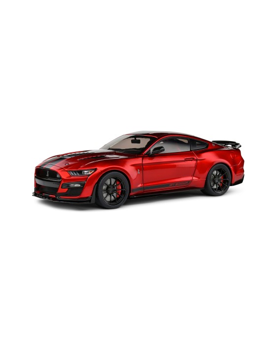 SOLIDO - Shelby Mustang Shelby GT500KR Red / Black Stripes  2023, 1/18